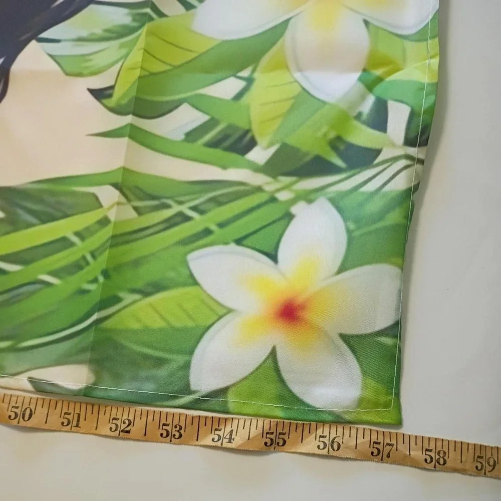 Moana fabric birthday banner
